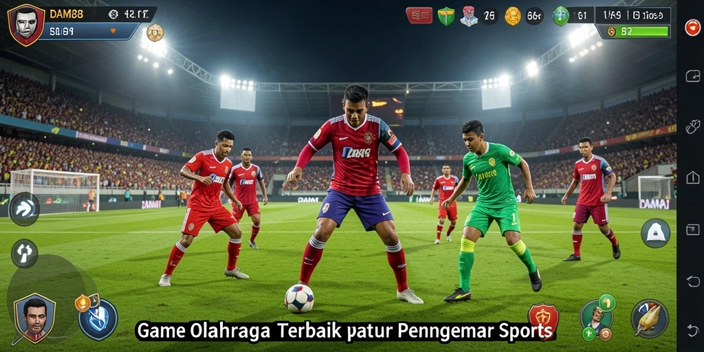 Screenshot gameplay DAM88 yang menampilkan aksi seru dalam olahraga.