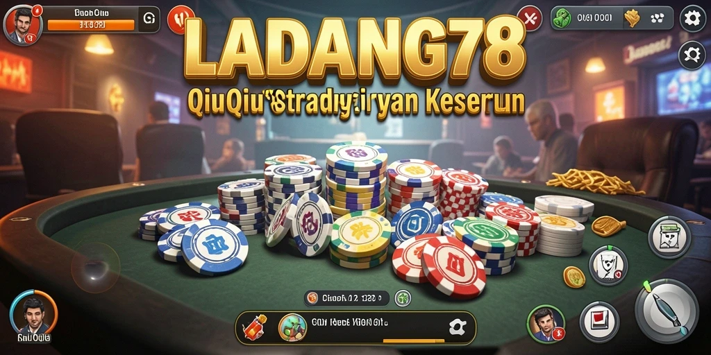 Tampilan gameplay QiuQiu yang seru dan menarik.