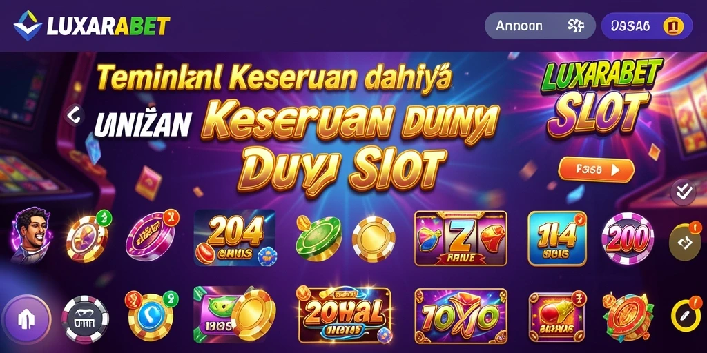 Screenshot gameplay LUXARABET yang menampilkan keseruan Slot.